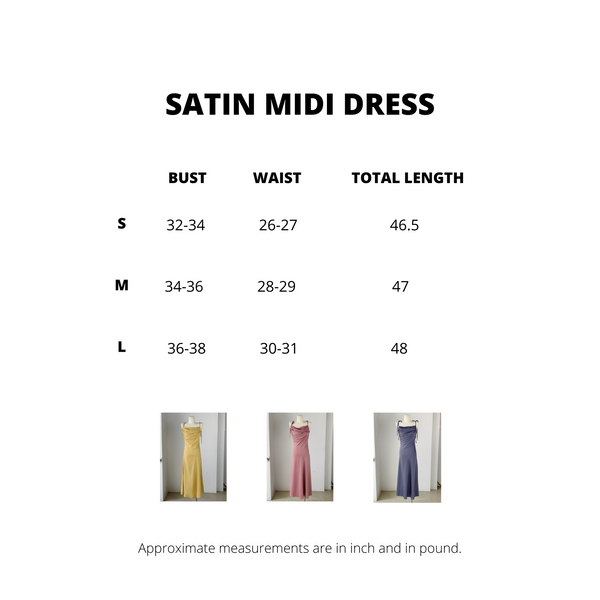 Satin Midi Dress