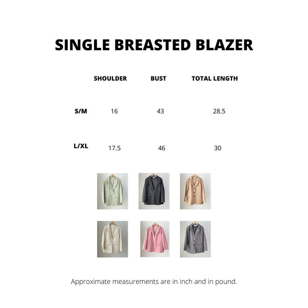 Single Breasted Blazer