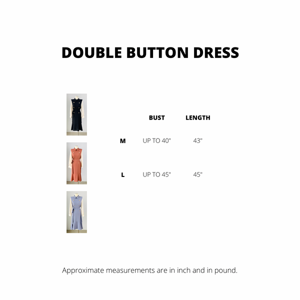 Double Button Dress